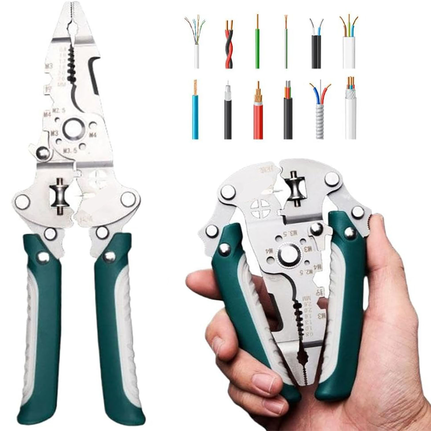Power Tools America - Pinza Multifunzione 18 in 1 Pieghevole