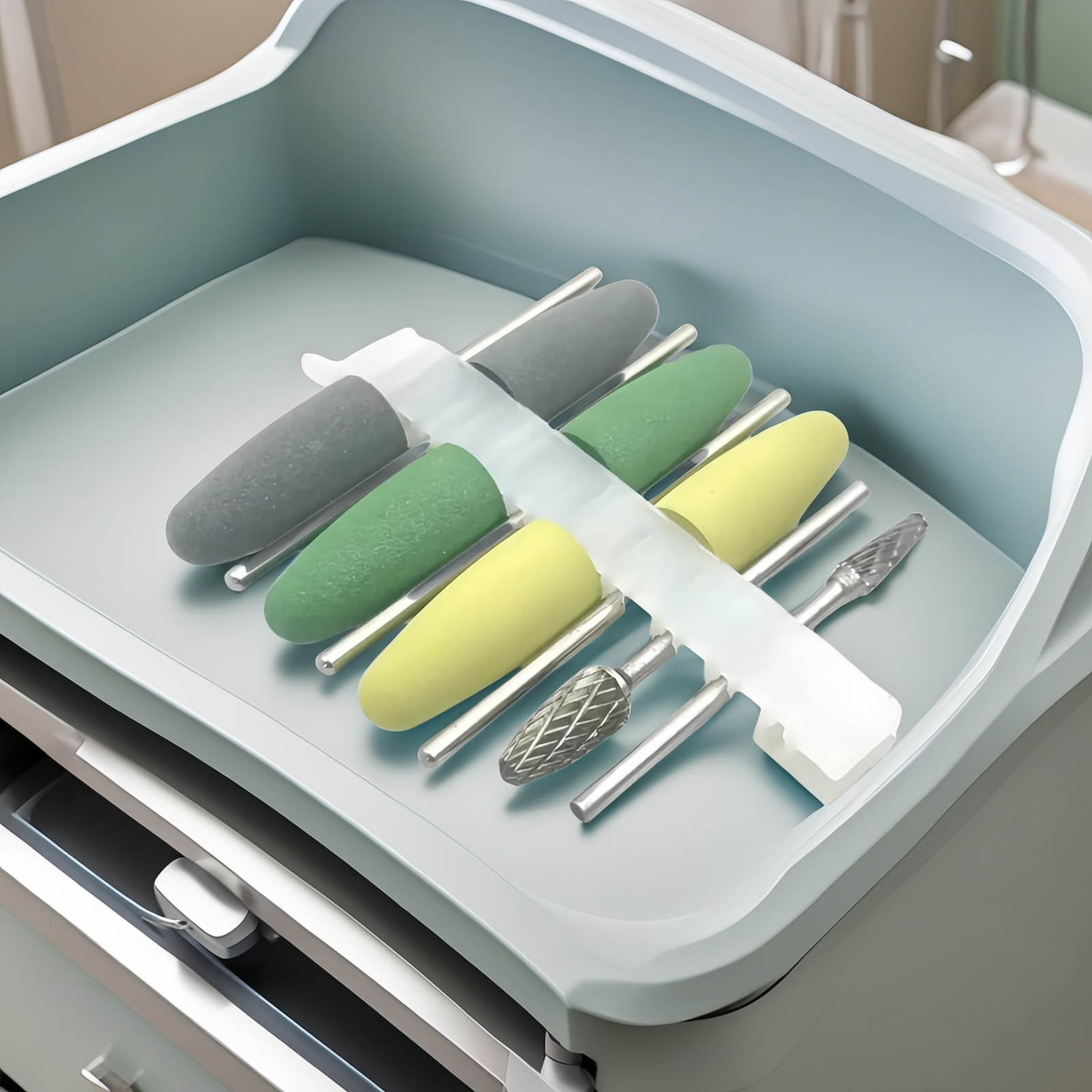 Rotary Tool Kit - Base in resina dentale Kit per