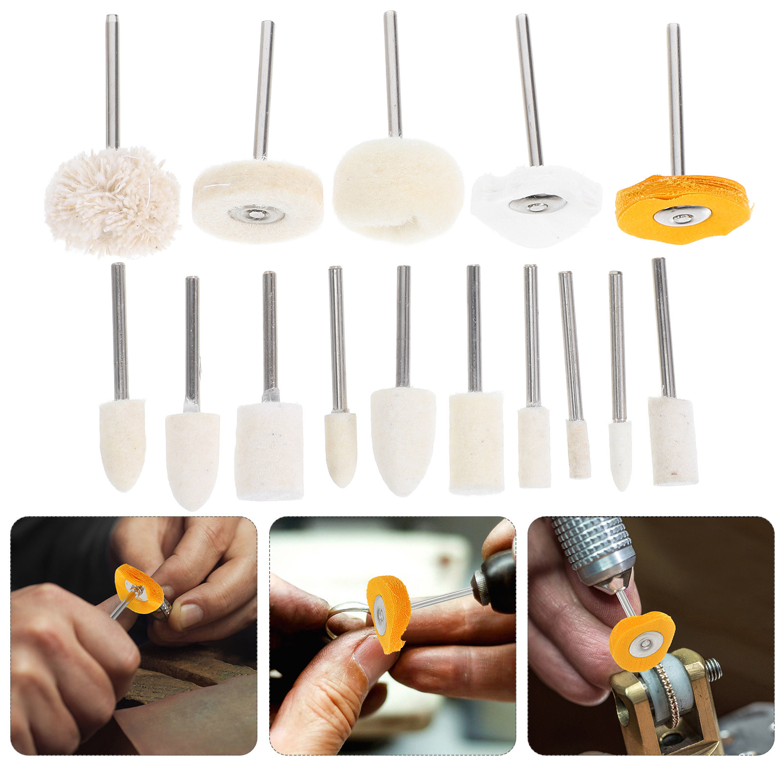 Rotary Tool Kit - 50 Pezzi Mini Ruote Lucidanti a