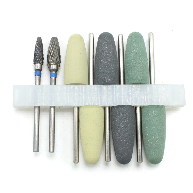 Rotary Tool Kit - 8 pz/set Base In Resina Dentale