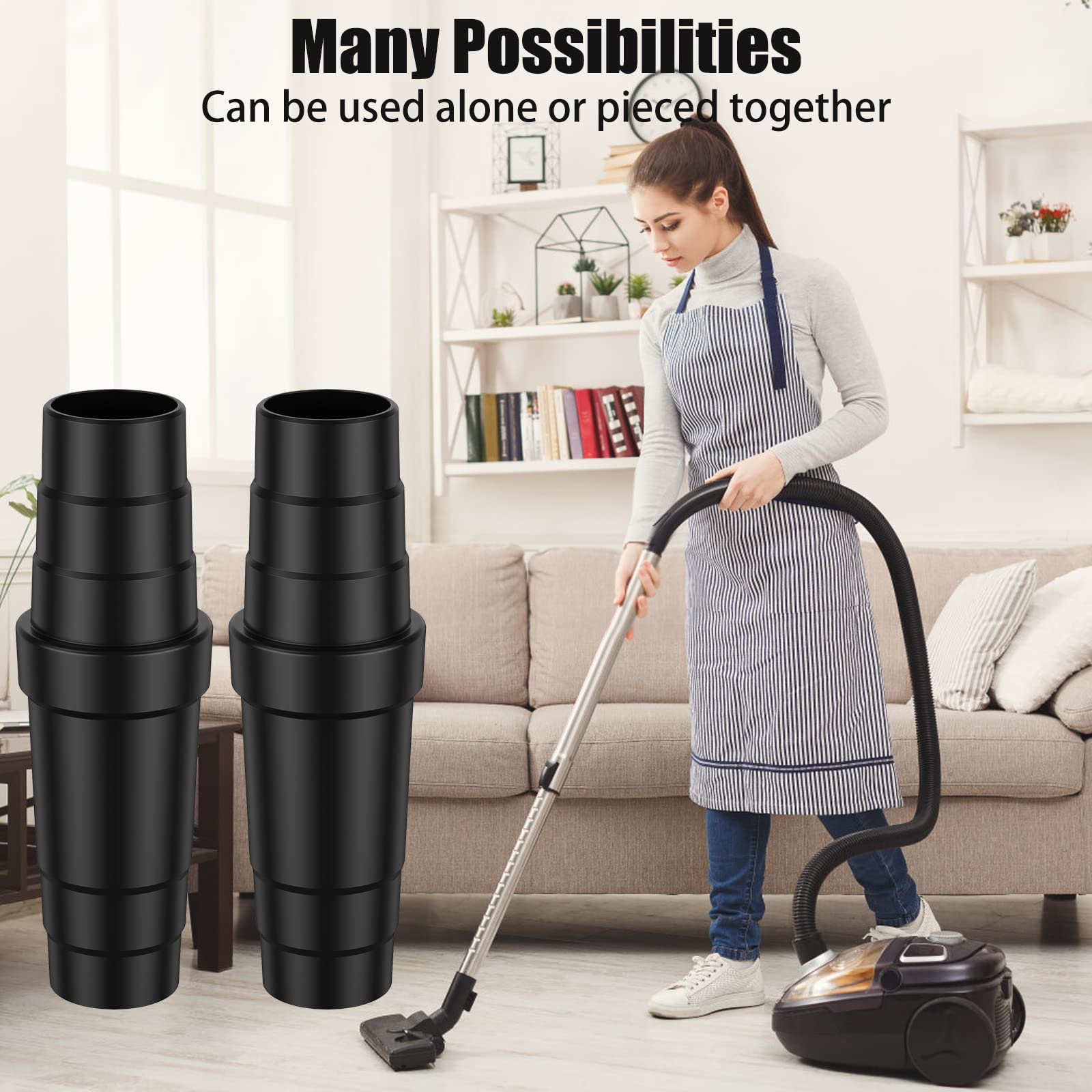 Vacuum Cleaner Power Tools - Set di Adattatori Universali per Tubi