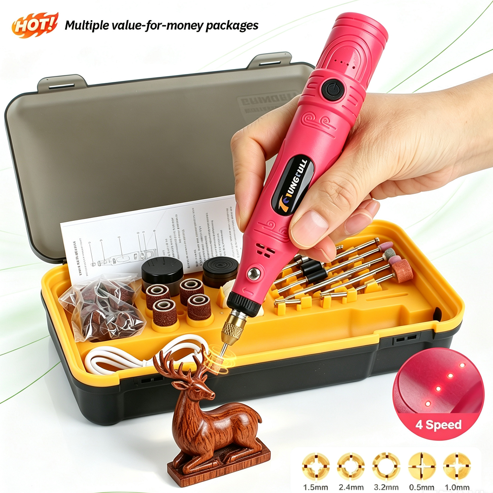Rotary Tool Kit - Mini Utensile Rotante Senza Fili Tungfull,