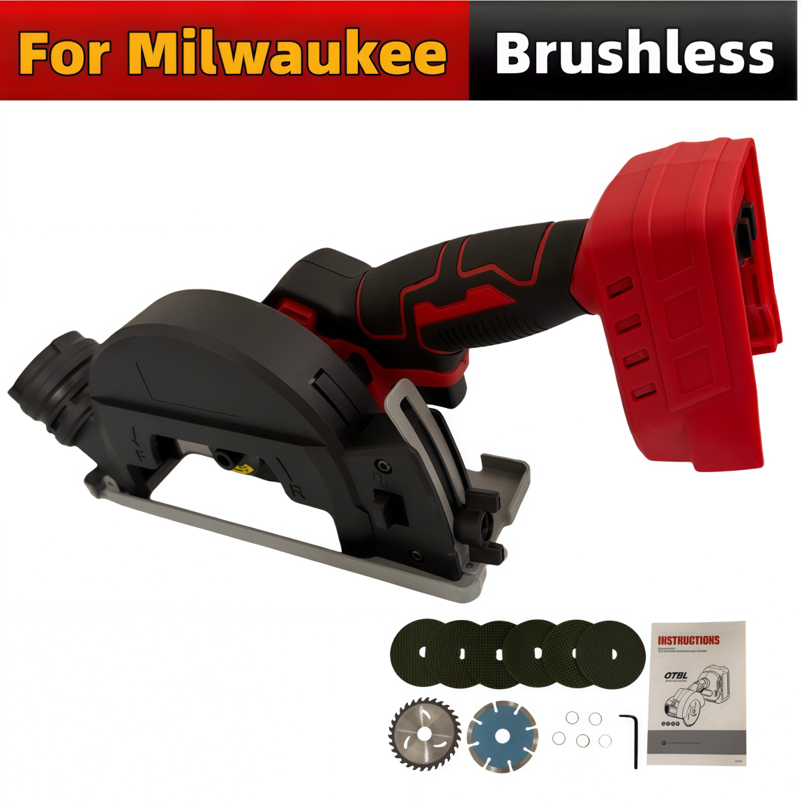 Circular Saw Cordless - Per Milwaukee M18 Batteria 4 Pollici