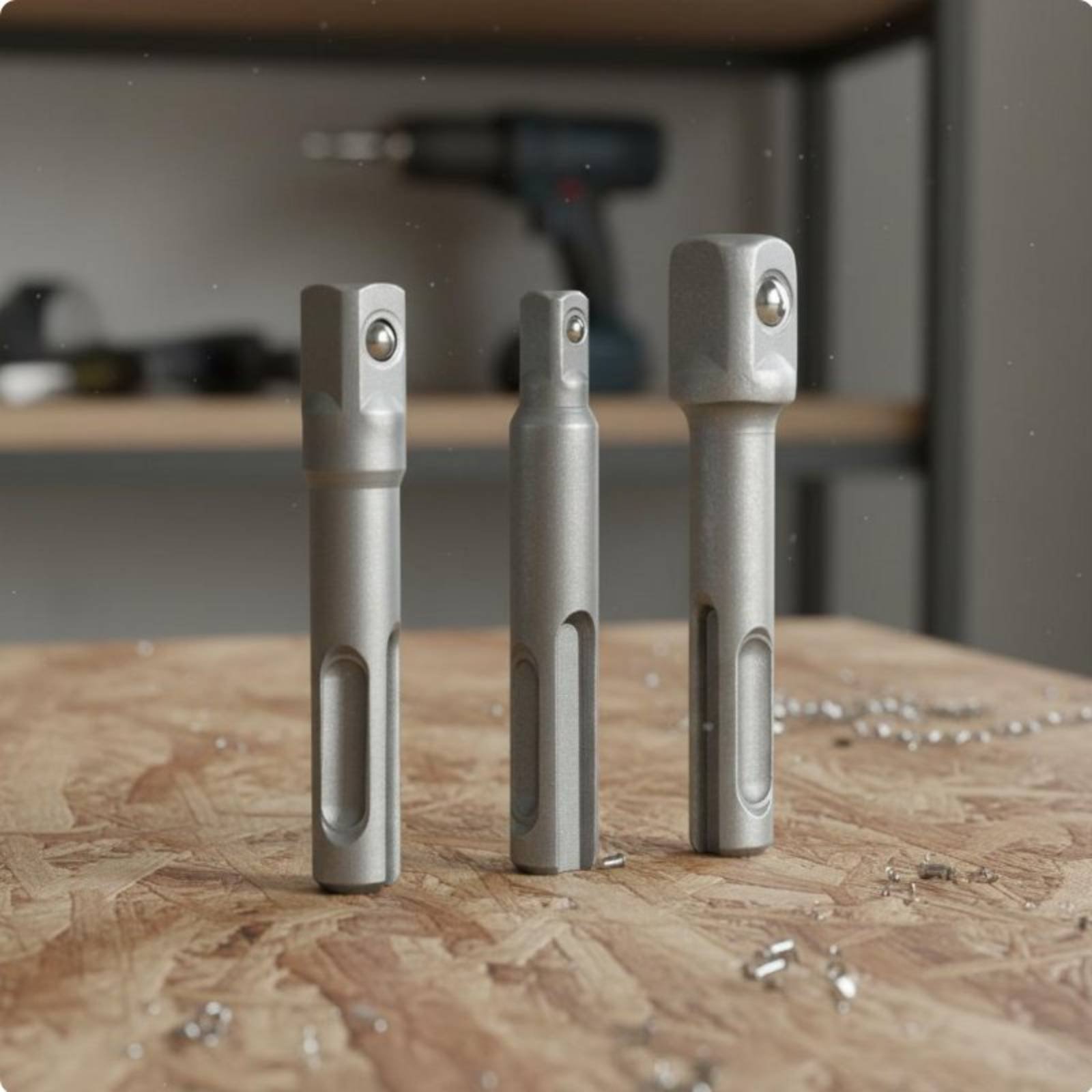 Power Tools Technician - Set di 4 Adattatori di Alimentazione