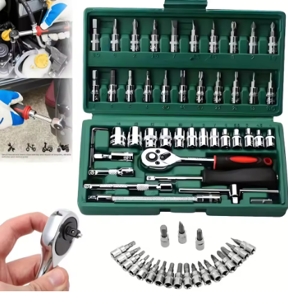 Rotary Tool Kit - Set di bussole da 46 pezzi
