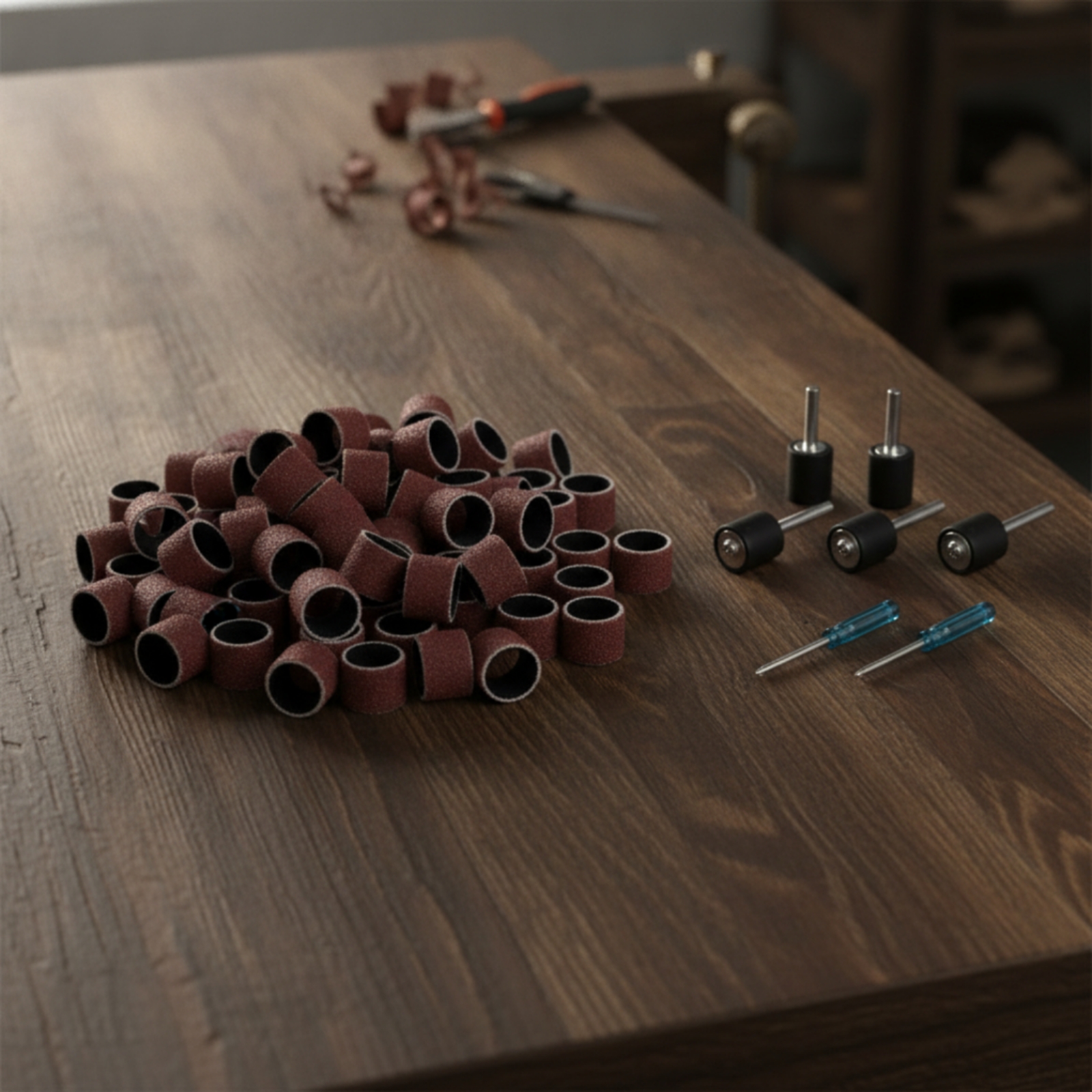 Rotary Tool Kit - Kit Tamburo Abrasivo Espandibile, Set di