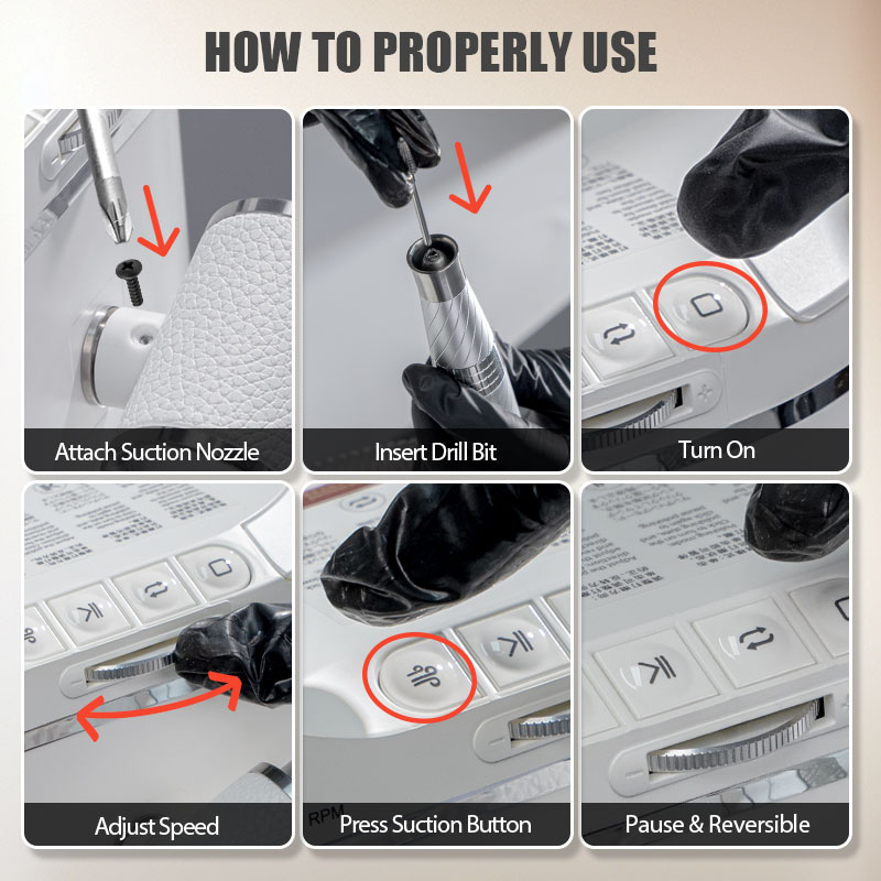 Estrattore di polvere per ungh - Vacuum Cleaner Power Tools recensione e prezzo