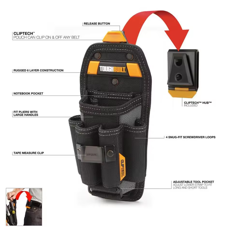 TOUGHBUILT TB-CT-36-L6 Tecnico - Power Tools Technician recensione e prezzo