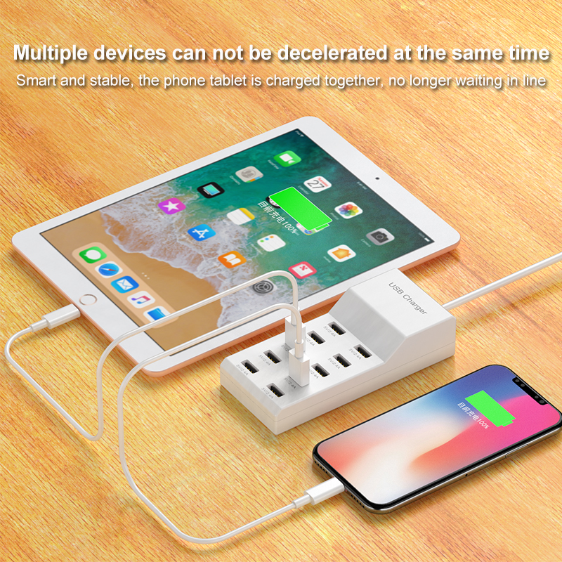 Caricatore rapido hub USB a 10 - Power Tools Uk recensione e prezzo