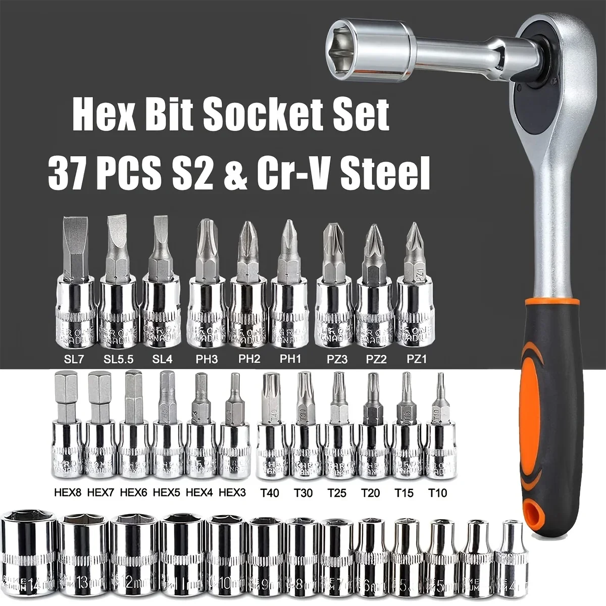Set di bussole da 46 pezzi Set - Rotary Tool Kit recensione e prezzo