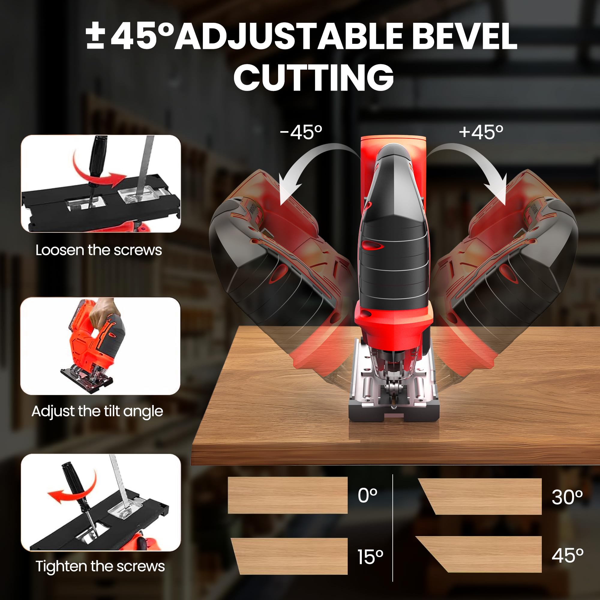 Seghetto Alternativo a Batteri - Power Tools Jigsaw recensione e prezzo