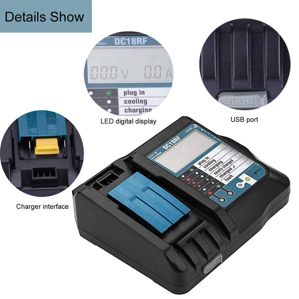 DC18RF 3A Caricabatteria per L - Power Tools Uk recensione e prezzo