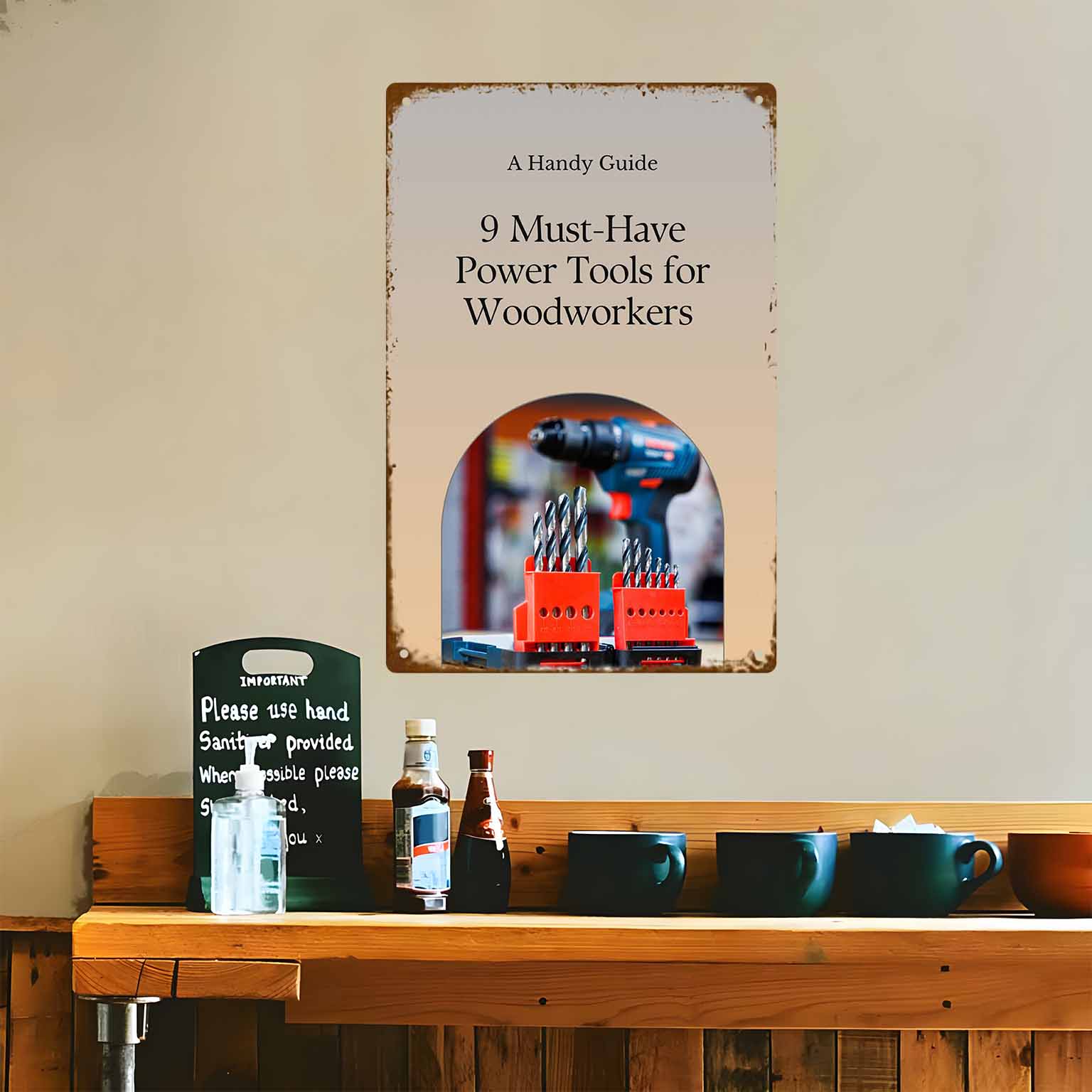 Poster Vintage 2D Piatto da 9  - Power Tools You Must Have recensione e prezzo
